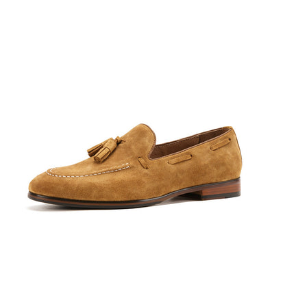 Greenwich Men's Suede Tassel Loafers