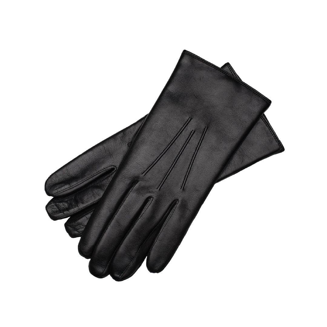 Black Leather Gloves