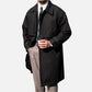 Black Cotton Trench Coat