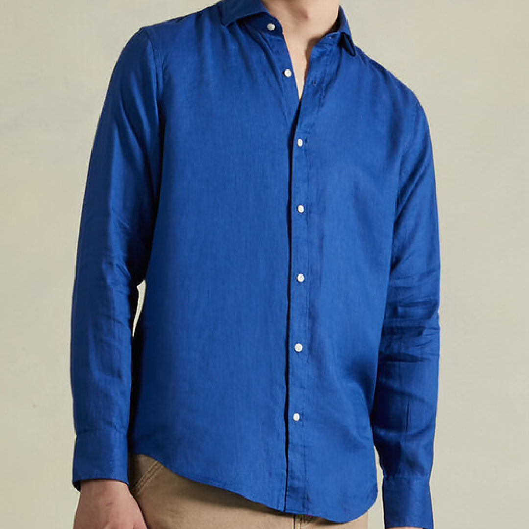 Blue Linen Shirt