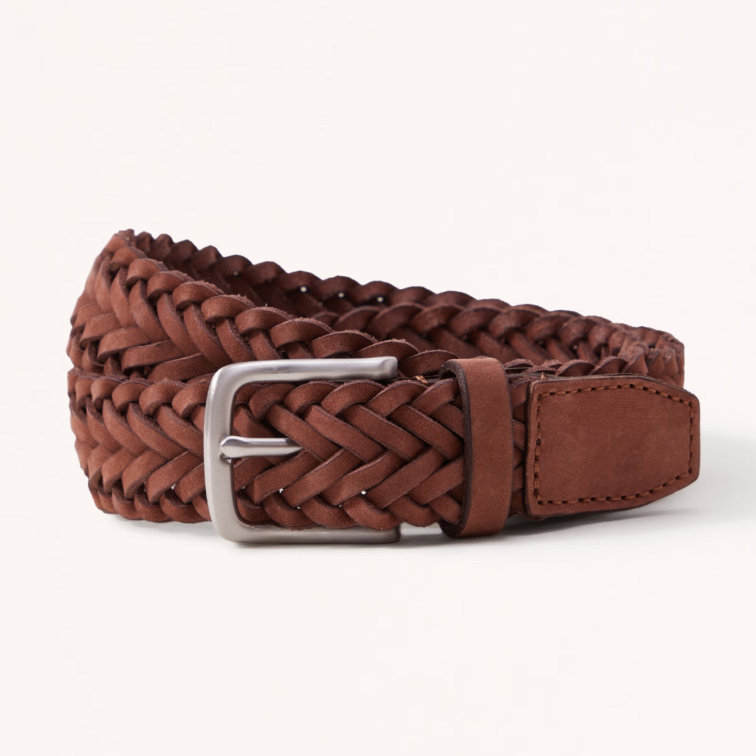 Braided Leather Belt