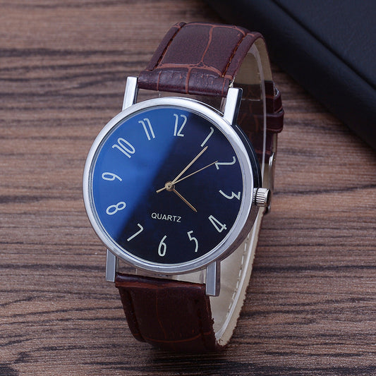 Brown belt vintage Old Money watch