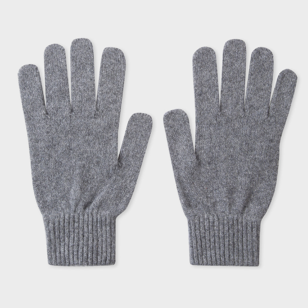 Grey Cashmere Gloves