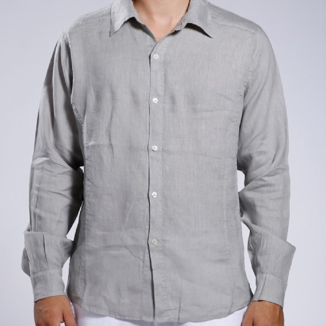 Grey Linen Shirt