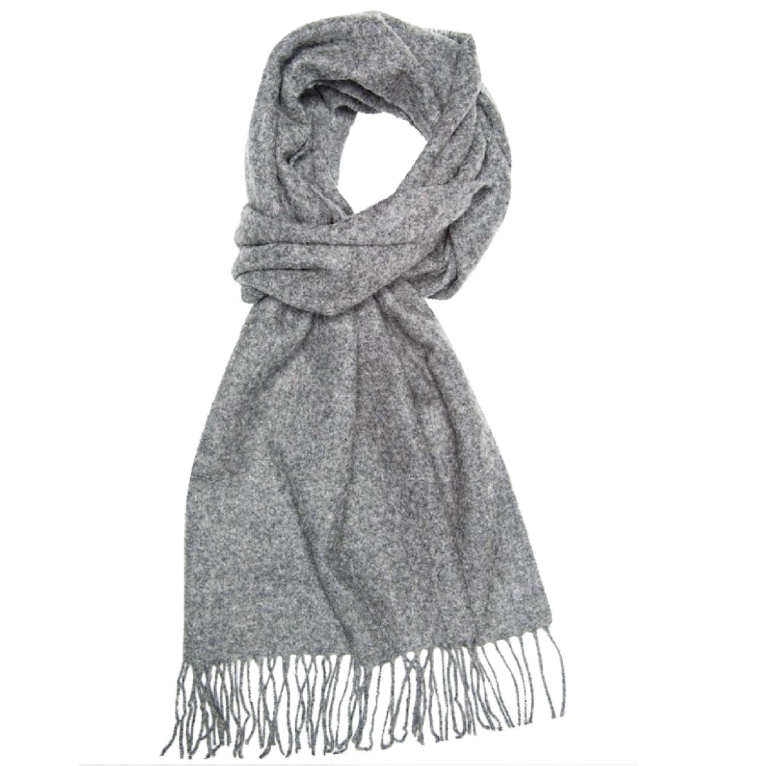 Grey Wool Scarf