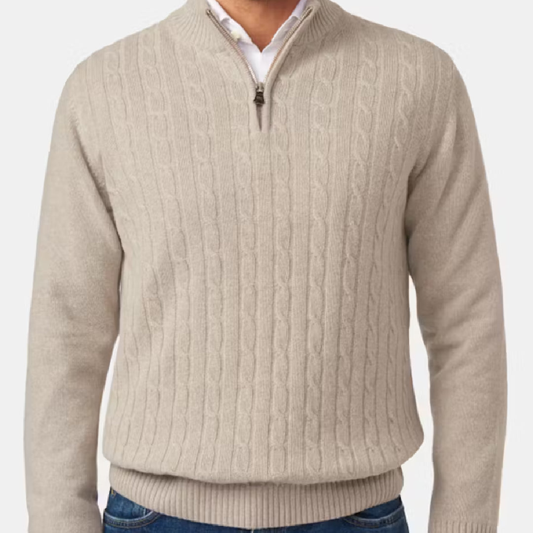 Half Zip Knit Sweater