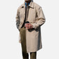 Light Khaki Cotton Trench Coat