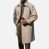 Light Khaki Cotton Trench Coat