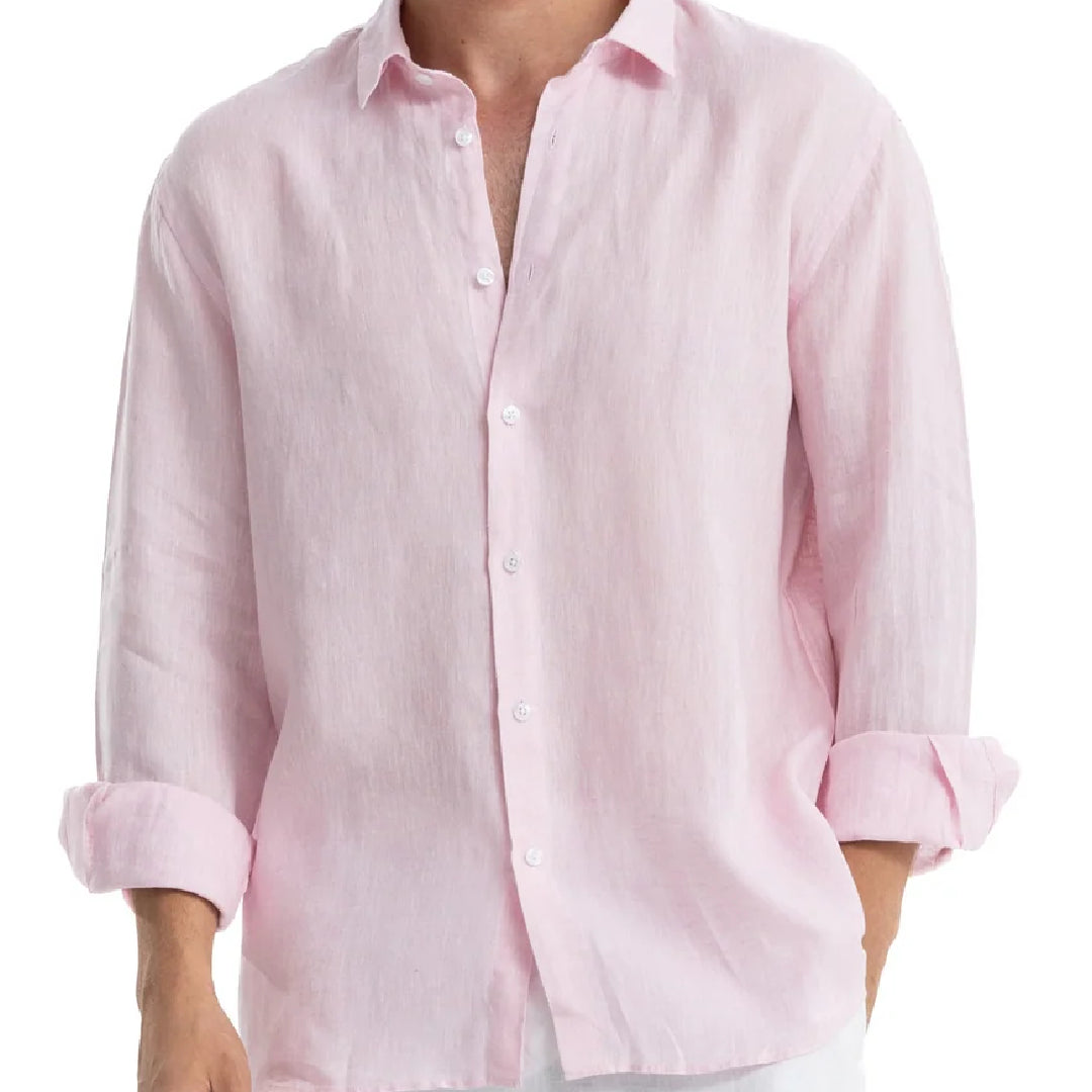 Pink Linen Shirt