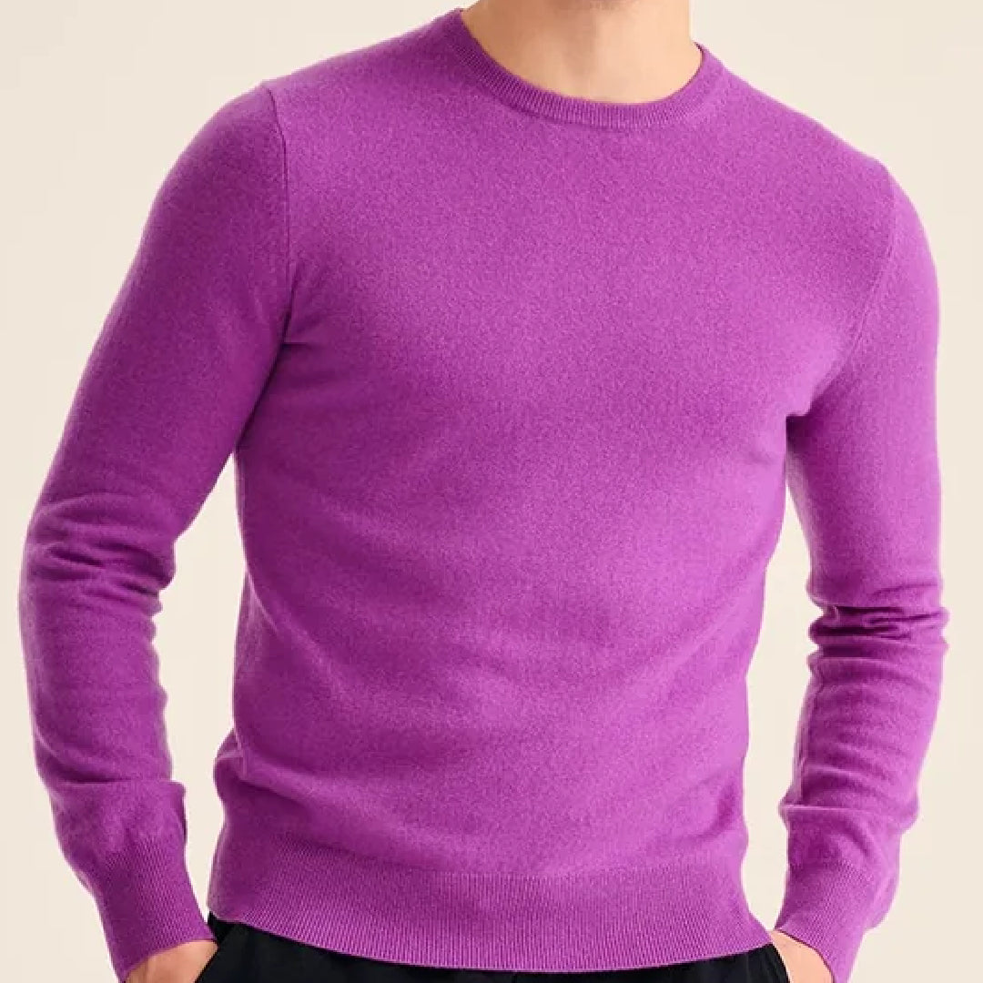 Purple Cashmere Sweater