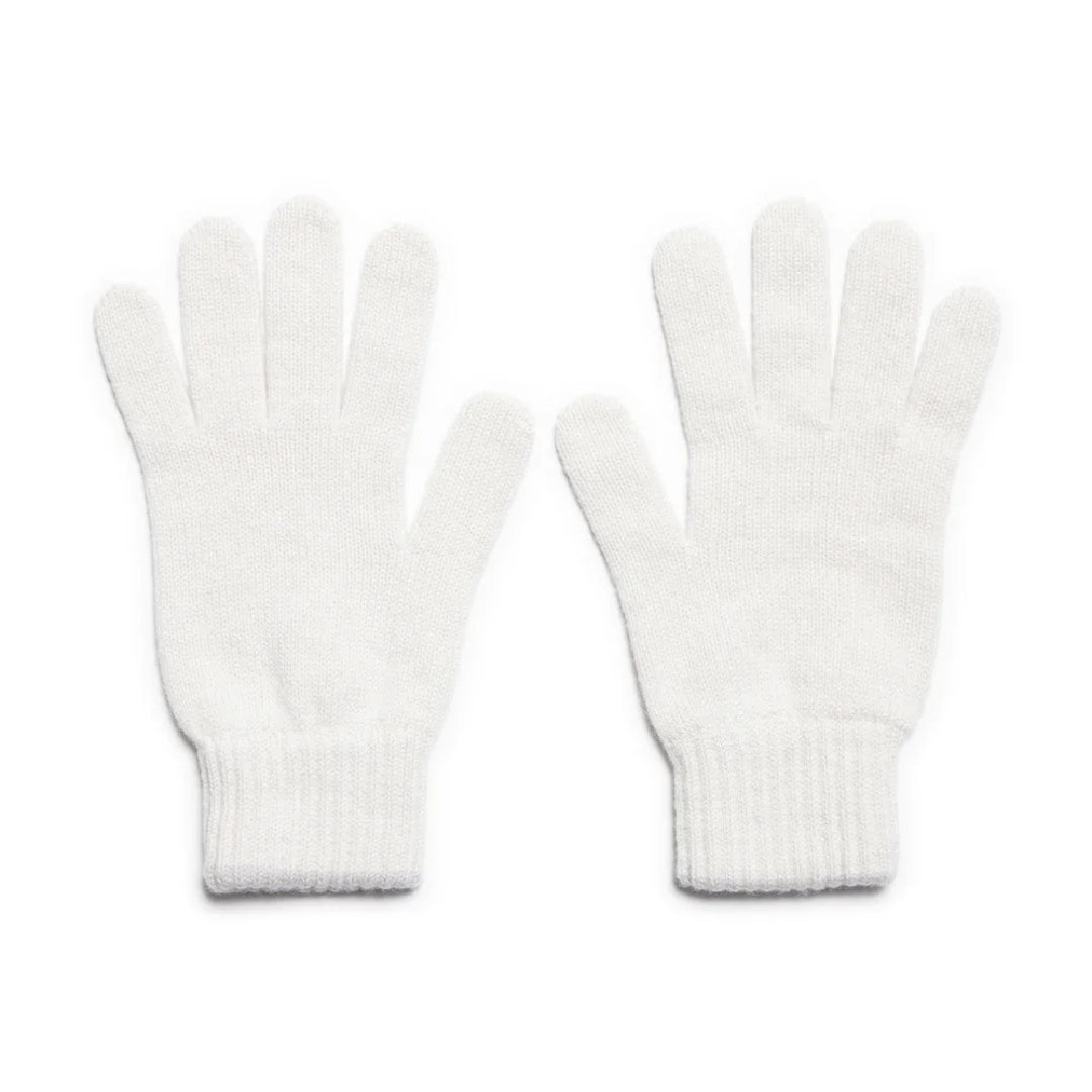 White Cashmere Gloves