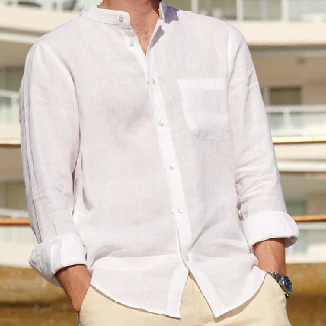 White Linen Shirt