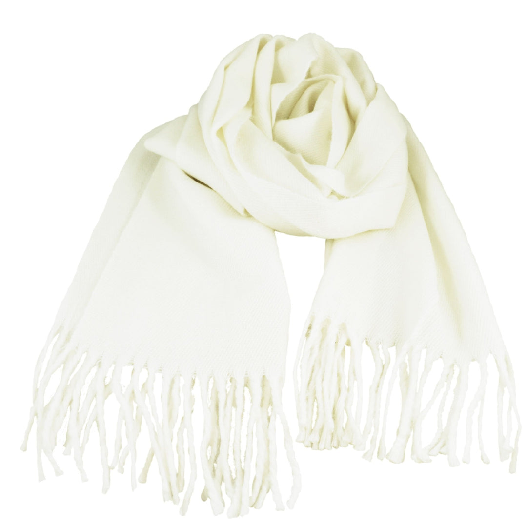 White Wool Scarf