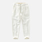 White Old Money Linen Pants