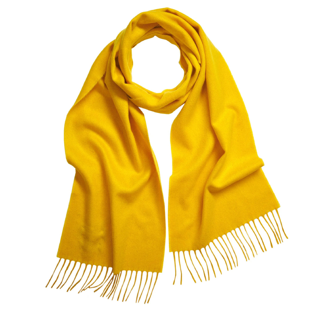 Yellow Cashmere Scarf