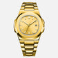 full gold old money watch