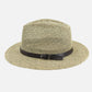 khaki Panama straw hat