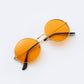 orange round sunglasses