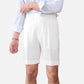 white mens gurkha shorts